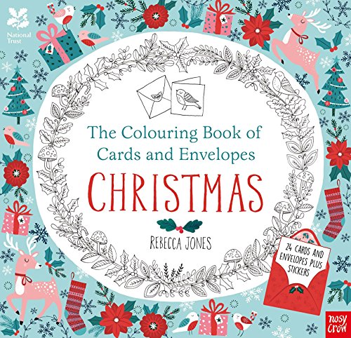 National Trust: The Colouring Book of Cards and Envelopes - Christmas (Colouring Books of Cards and Envelopes)
