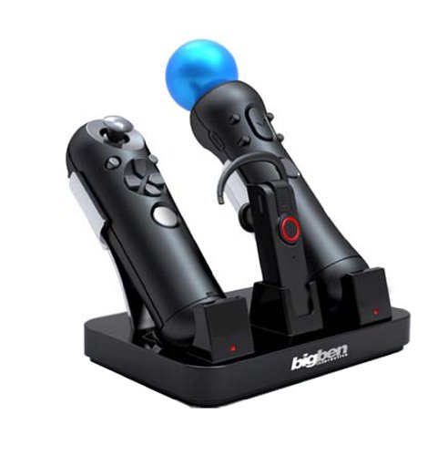 Navcom Move Charger and Headset - Move Compatible (PS3) [Importación inglesa]