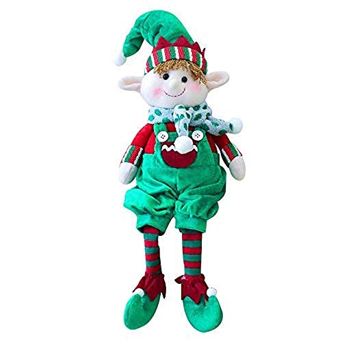 N/D Juguete de Peluche 48cm muñecas de Duende de Peluche Adornos para árboles de Navidad Decoración de Navidad Regalos de Año Nuevo