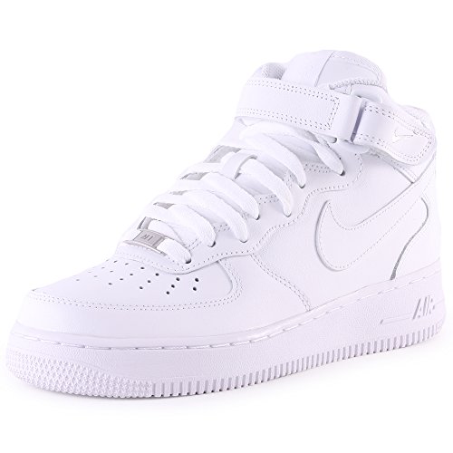 Nike Air Force 1 Mid '07 Zapatillas para Hombre, Blanco, Talla EU 41 ( 7 UK)