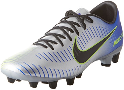 Nike Mercurial Victory Vi Neymar (AG), Zapatillas de Fútbol para Hombre, Multicolor (Racer Blue/Black-Chrome-Volt-Volt 407), 41 EU