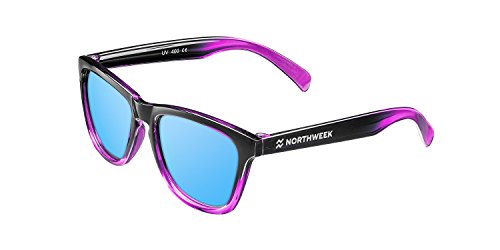 NORTHWEEK Kids Salina - Gafas de Sol para Niño y Niña, Polarizadas, Negro&Rosa/Azul Hielo NORTHWEEK Kids Salina - Gafas de Sol para Niño y Niña, Polarizadas, Negro&Rosa/Azul Hielo