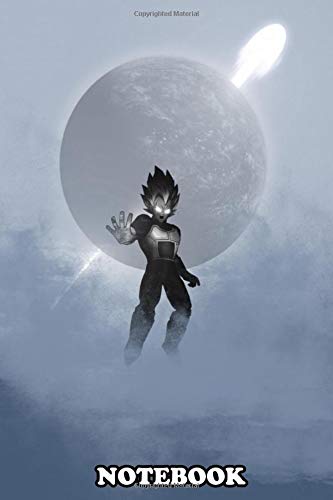 Notebook: Vegeta , Journal for Writing, College Ruled Size 6" x 9", 110 Pages