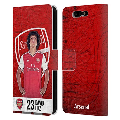 Official Arsenal FC David Luiz 2019/20 First Team Group 1 Leather Book Wallet Case Cover Compatible For Xiaomi Black Shark