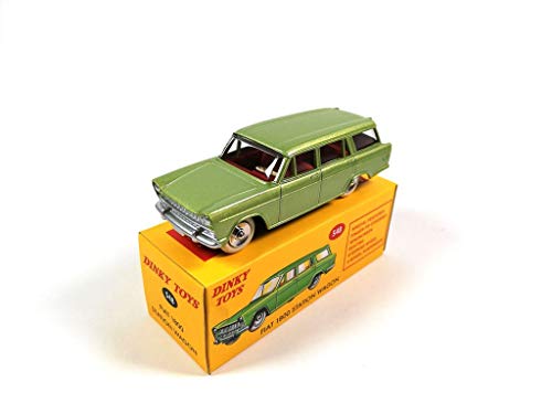 OPO 10 - DeAgostini FIAT 1800 Station Wagon Verde - Coche en Miniatura Dinky Toys 548