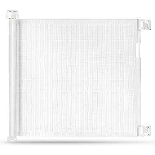 OTTOLIVES Barrera Seguridad Niños Escalera, Retráctil puertas de seguridad para niños, 0 cm-140 cm * 85 cm Puerta Seguridad Bebé Extensibles, para escaleras Pasillos Pasillos (blanco) OTTOLIVES Barrera Seguridad Niños Escalera, Retráctil puertas de seguridad para niños, 0 cm-140 cm * 85 cm Puerta Seguridad Bebé Extensibles, para escaleras Pasillos Pasillos (blanco)