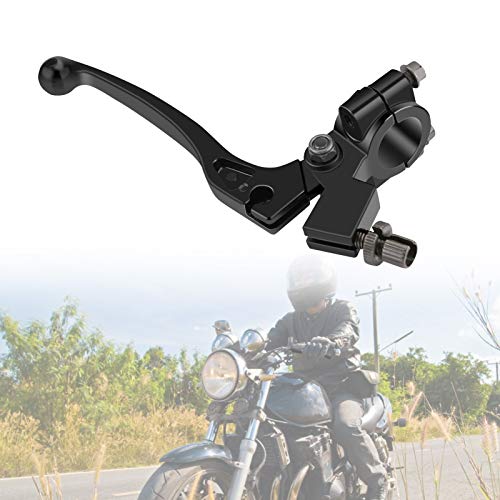 Palanca de Embrague Moto con Percha para Manillar de 22 mm 7/8'' 50CC - 125CC Piezas de Bicicleta de Ttierra, 1 Pieza, Negro Palanca de Embrague Moto con Percha para Manillar de 22 mm 7/8'' 50CC - 125CC Piezas de Bicicleta de Ttierra, 1 Pieza, Negro