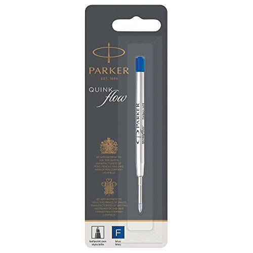 Parker Quinkflow recambio para bolígrafo de punta fina, azul Parker Quinkflow recambio para bolígrafo de punta fina, azul