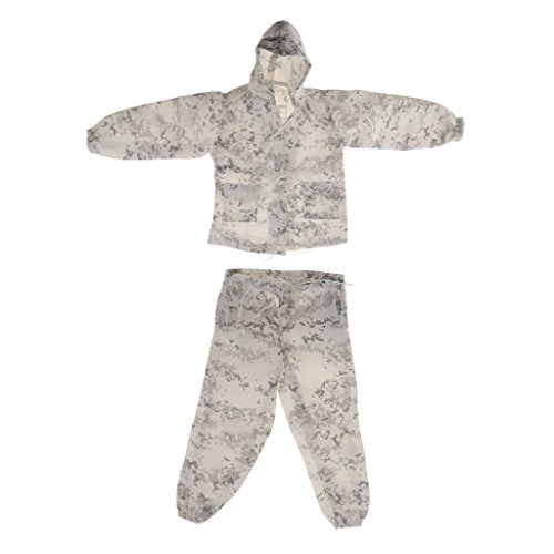 perfeclan Trajes de Camuflaje Digital de Nieve Uniforme de Sello Azul Marino a Escala 1/6 para Juguetes Calientes Masculinos de 12 Pulgadas