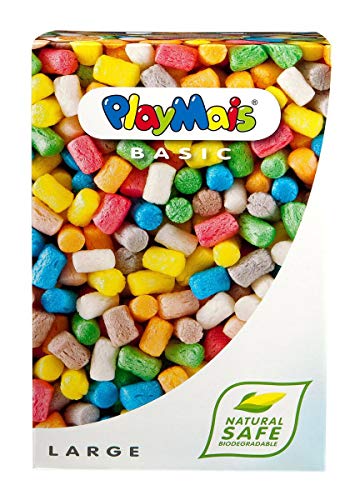 PlayMais - Caja de material para moldear en colores variados tamaño grande (aprox. 700 unidades) [Importado de Alemania]