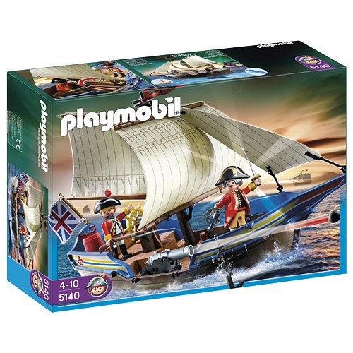 PLAYMOBIL - Barco de los Soldados, Set de Juego (5140)