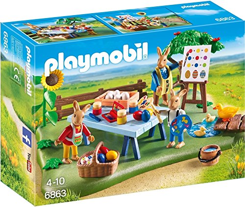 Playmobil Pascua- Conejo de Pascua Juego de construcción, Multicolor, 24,8 x 7,2 x 18,7 cm (Playmobil 6863)