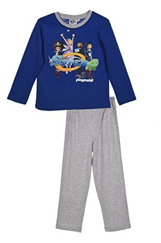 PLAYMOBIL - Pijama dos piezas - para niño Azul azul
