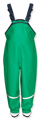 Playshoes Regenlatzhose, Pantalones para Niños, Verde, 2-3 años/98 cm
