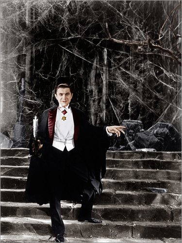 Posterlounge Lienzo 50 x 70 cm: Dracula, Bela Lugosi, 1931 de Everett Collection - Cuadro Terminado, Cuadro sobre Bastidor, lámina terminada sobre Lienzo auténtico, impresión en Lienzo
