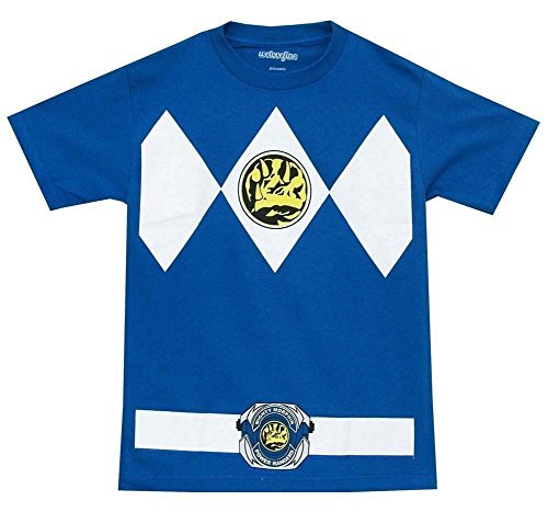 Power Rangers - Camiseta para adulto con estampado del ranger azul de los power rangers (prenda)