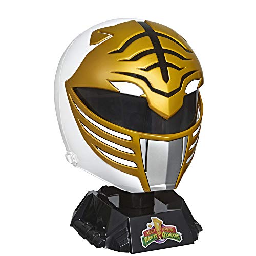 Power Rangers Réplica de casco Ranger Premium blanco