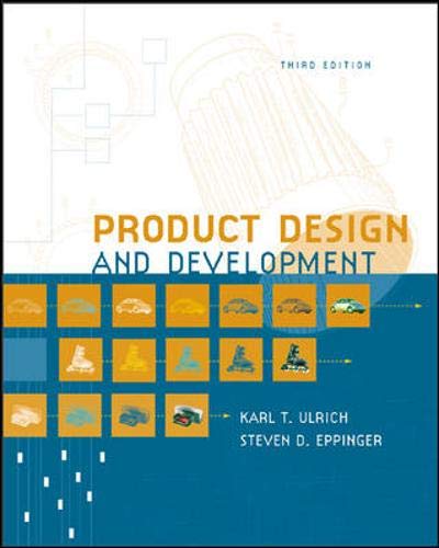 Product Design and Development (MCGRAW HILL/IRWIN SERIES IN MARKETING)