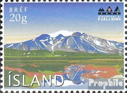 Prophila Collection Islandia 1004 (Completa.edición.) 2002 año el Montañas (Sellos para los coleccionistas) paisajes