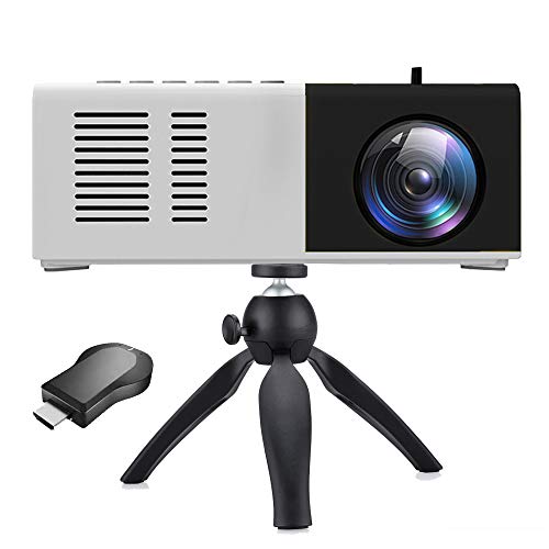 Proyector Portátil Mini, 1080P Full HD Soporta, 3000 Lumen con Audio Hi-Fi, Cine en Casa de 100'' Pantalla Compatible con HDMI, USB, PS4, VGA, AV, TV Stick, Smartphone, Tablet【Nuevo Modelo 2020】