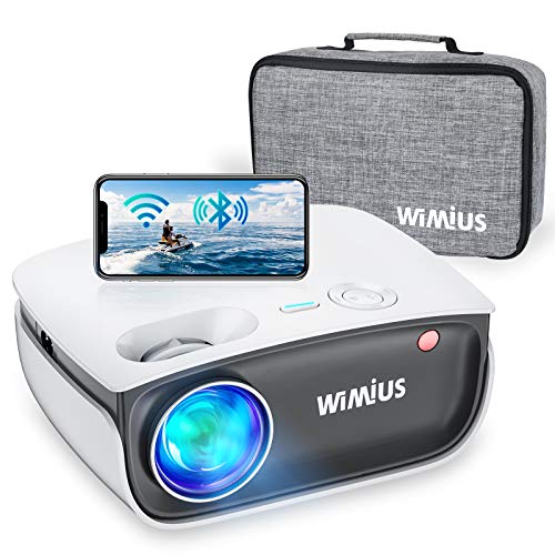 Proyector WiFi, WiMiUS 5800 Proyector de Video Portátil Proyector Soporta 1080P, 720P Proyector Nativo Cine en Casa 70,000 Horas Proyector Mini para Smartphone iPad/PC TV Stick HDMI VGA AV TF USB Proyector WiFi, WiMiUS 5800 Proyector de Video Portátil Proyector Soporta 1080P, 720P Proyector Nativo Cine en Casa 70,000 Horas Proyector Mini para Smartphone iPad/PC TV Stick HDMI VGA AV TF USB