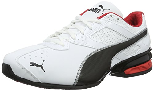 PUMA Tazon 6 FM, Zapatillas de Cross Hombre, Blanco (White/Black Silver), 44 EU