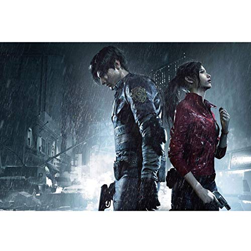 QINGQING Resident Evil 2 Rompecabezas Jerez Birkin Leon Figura 1000 Piezas Adulto descompresión Juguete Intelectual (Size : 300)