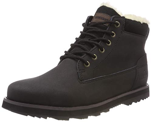 Quiksilver Mission V-Shoes For Men, Botas de Nieve Hombre, Negro (Solid Black Sbkm), 44 EU