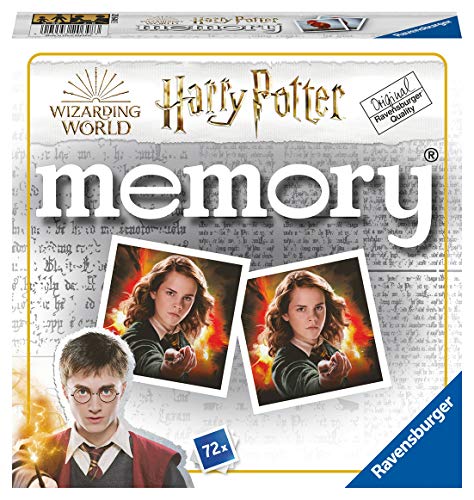 Ravensburger Memory Harry potter - Juego Memory, 72 tarjetas, Edad recomendada 4+ (20648)