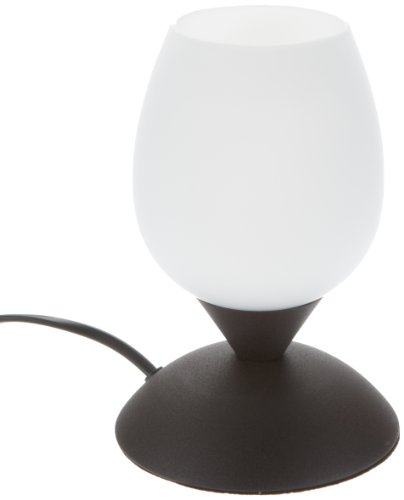Reality R59431024 Cup - Sobremesa, bombilla excluida, E14, 40 W, 230 V, A++, E, IP20, alto 18 cm, diámetro 12 cm, metal, óxido y blanco Reality R59431024 Cup - Sobremesa, bombilla excluida, E14, 40 W, 230 V, A++, E, IP20, alto 18 cm, diámetro 12 cm, metal, óxido y blanco