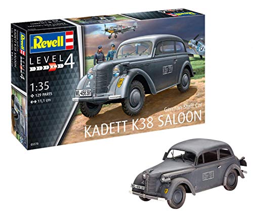 Revell GmbH 03270 alemán Staff Car Kadett K38 Saloon Kit de Modelo, 1: 35 Escala