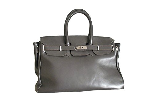 Revision - Bolso de asas de Piel para mujer marrón marrón oscuro Revision - Bolso de asas de Piel para mujer marrón marrón oscuro
