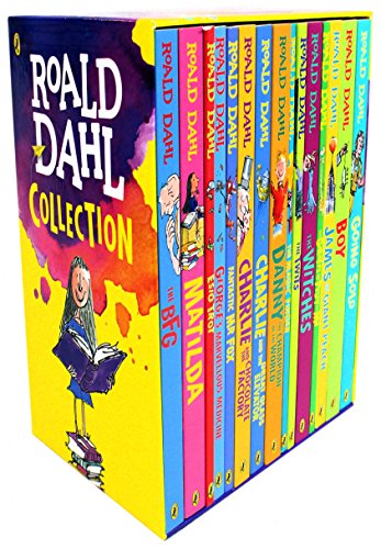 Roald Dahl Complete Collection Children 15 Books Set (Fantastic Mr Fox, The W...