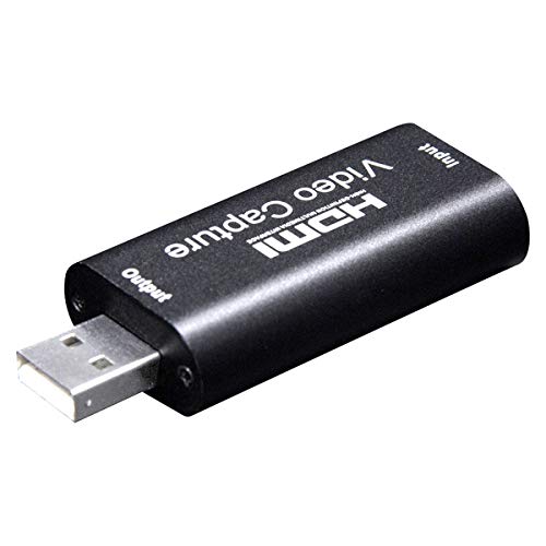 Ruiqas Dispositivo de Captura de Video Hdmi USB 2. 0 Capturador de Video Capturador de Video Caja de Grabación de Transmisión en Vivo