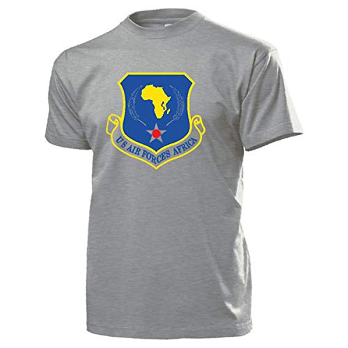 S Air Forces Africa Escudo US Army America América África abzeiche – Camiseta # 14350 Saxxy gris XX-Large