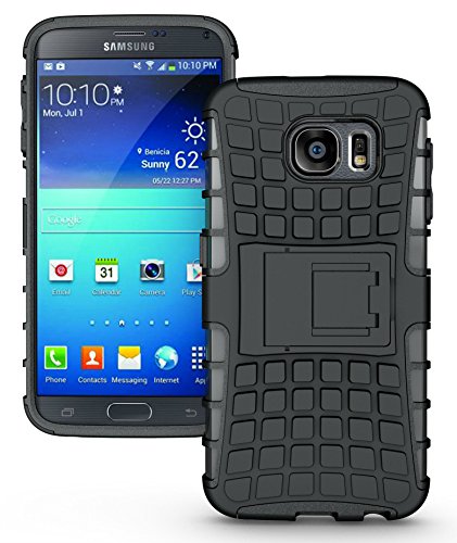 Samsung Galaxy S6 Funda, JKase Diablo Serie Tough Resistente Dual Protección de la Capa Funda Carcasas con Pata de Cabra para Samsung Galaxy S6 - Empaquetado al por Menor (Negro) Samsung Galaxy S6 Funda, JKase Diablo Serie Tough Resistente Dual Protección de la Capa Funda Carcasas con Pata de Cabra para Samsung Galaxy S6 - Empaquetado al por Menor (Negro)