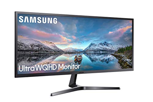 Samsung LS34J550WQU, Monitor, 3440 x 1440 Pixeles, 4K Ultra HD, LED, 4 ms, HDMI, 34.1", Negro