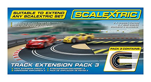 Scalextric C8512 Track Extension Pack 3 - Hairpin Curve 1:32 Scale Accessory by Scalextric