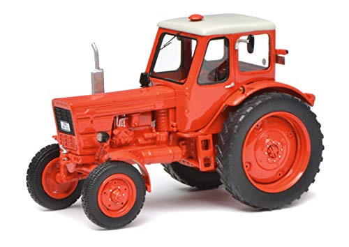 Schuco Belarus MTS-50 450906900 - Modelo de Coche (Escala 1:43, 450906900 Belarus, Color Rojo)