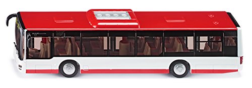 siku 3734 Autobús MAN Lion's City, Puertas funcionales, 1:50, Metal/Plástico, Rojo/Blanco