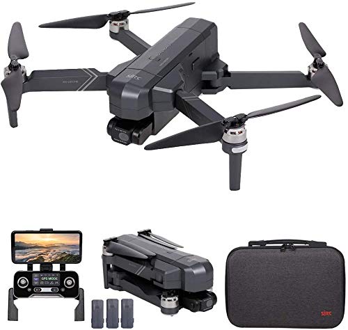 SJRC F11 4K PRO GPS Drone, 5G WiFi FPV Drone con cámara 4K HD, Gimbal de 2 ejes y motor sin escobillas, Quadcopter RC plegable (3 Batería)