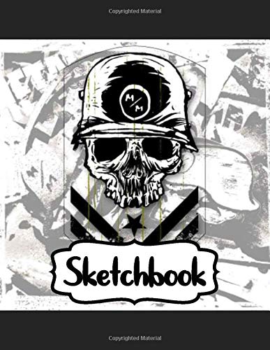Sketchbook: Ghosts Infinite Warfare Modern Warfare Call Of Duty Shooter Video Game World War II Paper for Kids, Gamer Teen, Taking Notes, Writing ... 109 Pages, 8.5" x 11". Kraft Cover Sketchbook