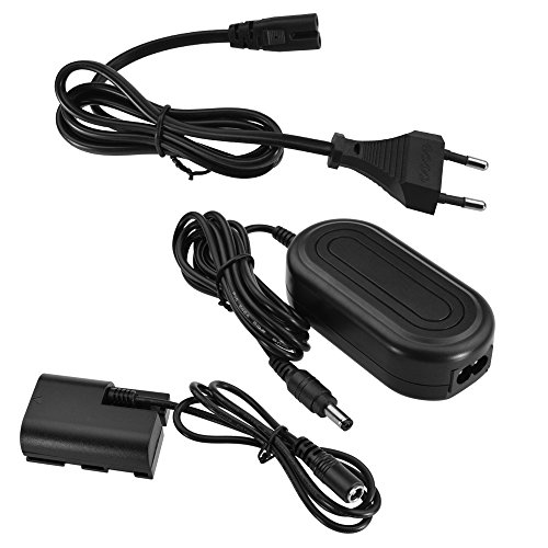 Smartpow ACK-E6 - Adaptador AC para cámara de Fotos Canon EOS 5DS 5DS R 5D Mark II III IV 60D 60Da 6D 70D 7D Mark II 80D (Incluye Cable de alimentación y Cable de transmisión de Datos DR-E6)