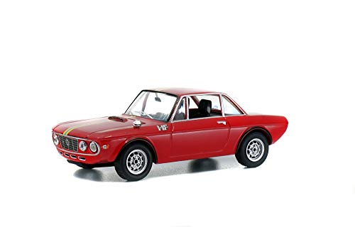 Solido Modelo de Coche Lancia Fulvia Fanalone 421436500-1, Escala 1:43, Modelo de Coche, Color Rojo