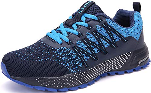 SOLLOMENSI Zapatillas de Deporte Hombres Mujer Running Zapatos para Correr Gimnasio Sneakers Deportivas Padel Transpirables Casual Montaña 43 EU H Azul SOLLOMENSI Zapatillas de Deporte Hombres Mujer Running Zapatos para Correr Gimnasio Sneakers Deportivas Padel Transpirables Casual Montaña 43 EU H Azul