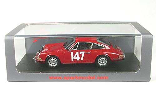 Spark Model S 4020 Porsche 911 T 147 5th Monte Carlo 1965 LINGE-Falk 1:43 Coches