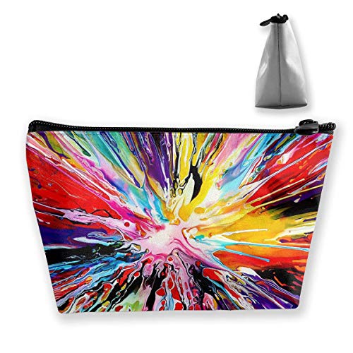Spin Painting Womens Travel Cosmetic Bag Portable Toiletry Brush Storage Large Capacity Pen Pencil Bags Accessories Sewing Kit Pouch Makeup Carry Case