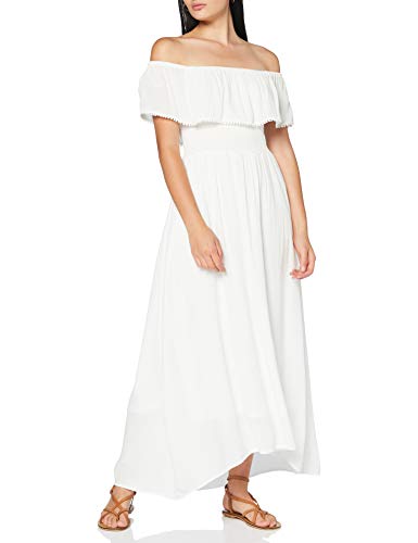 Springfield 5.Pc.Vestido Smoking Crud-C/97 Vestido de Fiesta, Blanco (White_Print 97), 38 (Tamaño del Fabricante: 38) para Mujer