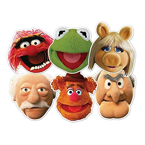 STAR CUTOUTS – stsmp60 – 6 máscaras – Diferentes Personajes – The Muppets Show – Talla única