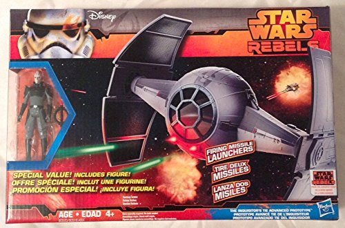 Star Wars Rebels Inquisitors Tie Advanced Prototype Vehicle with Bonus Figure Inquisitor by Hasbro Star Wars Rebels Inquisitors Tie Advanced Prototype Vehicle with Bonus Figure Inquisitor by Hasbro